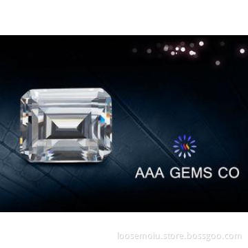Necklace Colorless Lab Created Moissanite 2ct Anti High Tem